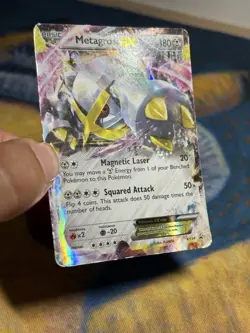 Shiny Metagross EX XY34 Black Star Promo Ultra Rare Pokemon Card MP HP - Image 4