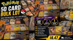 50 Pokemon Cards +2 Holo/Reverse Holo + 1 Guaranteed Rare 🔥 TGC Bulk Lot Random - Image 3