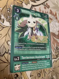 Digimon Card Game Terriermon Assistant Judge Foil EX4-033 Alternative Being - Image 1