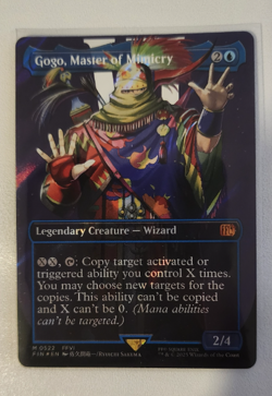 GOGO, MASTER OF MIMICRY - Borderless, Surge Foil - Final Fantasy - MTG Mythic - Image 1