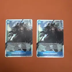 2X OP08-043 Edward.Newgate SR One Piece TCG English Card - Image 1