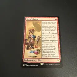 Magic: The Gathering Artist's Talent Bloomburrow Rare Red Enchantment 0124 2024 - Image 1