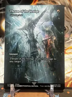 MTG | Thrum of the Vestige - Lightning Bolt (Showcase) [FINAL FANTASY] NF - Image 1