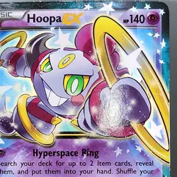 Hoopa EX XY85 Black Star Promo Pokemon Card TCG XY 2015 LP Lightly Played ⭐ - Image 2