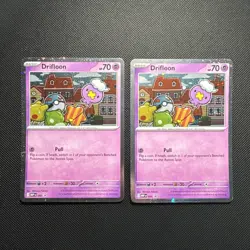 Pokemon - Drifloon 005 Drifblim 006 Mega Evolution Black Star Promo MEP x2 NM - Image 1
