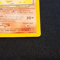 Light Flareon Neo Destiny 46/105 Unlimited 2000 English 80 HP Lightly Played - Image 3