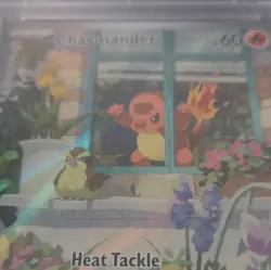 2023 Pokemon TCG SV Promo Charmander Pokemon Center ETB Holo #044 PSA 9 - Image 4