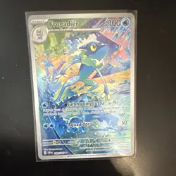 The Pokemon Company Frogadier 089/086 CRI Full Art Holo Stage 1 HP100 EN - Image 1