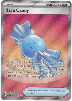 Rare Candy 175/132 Me01: Mega Evolution Holo Pokemon Near Mint - Image 1