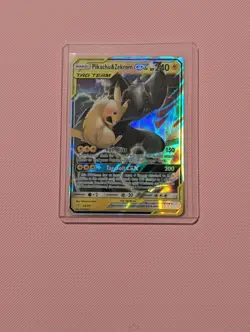 Pikachu & Zekrom GX 33/181 Sm-Team Up Holo Ultra Rare Tag Team NM Pokemon TCG - Image 1