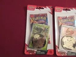 (2) Pokemon Scarlet & Violet Destined Rivals Blister BoosterPacks w/ Coins - Image 2