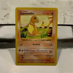 Pokemon TCG Charmander Shadowless Base Set 046/102 AMAZING CONDITION - Image 1