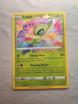 Pokemon - Celebi 009/185 - Amazing Rare - Vivid Voltage - Near Mint - Image 1
