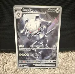 Pokemon TCG Steelix 150/132 ME01: Mega Evolution MEGA Holo Stage 1 200 HP EN - Image 1