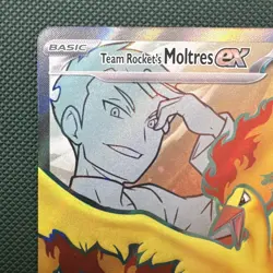 Team Rocket's Moltres EX 208/182 Destined Rivals NM Pokemon TCG - Image 2