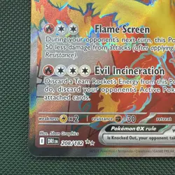 Team Rocket's Moltres EX 208/182 Destined Rivals NM Pokemon TCG - Image 4