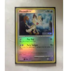 Pokemon TCG Meowth 106/146 Platinum stamped Reverse holo (heavy played) - Image 1
