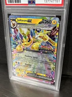 2025 Pokemon Pre en #030 Jolteon ex Surprise Box Exclusive PSA 10 - Image 3