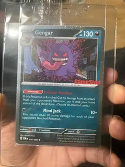 Pokemon *SWIRL Gengar GameStop Promo sealed Holo 050/088 English 2026 - Image 4