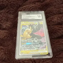 2019 Pokemon Pikachu & Zekrom GX 041/173 CGC GEM MINT 10 Tag Team Full Art Holo - Image 1