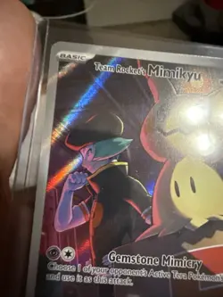 Team Rockets Mimikyu 238/217 Ascended Heroes Illustration Rare Pokemon TCG NM - Image 5