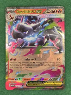 Pokemon TCG Mega Charizard X ex Double Rare ME02: Phantasmal Flames 013/094 - Image 3
