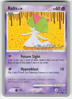 Ralts 89/127 Common World Championship Decks Pokemon Lightly Played - Image 1