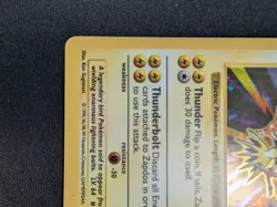 [HP+] ❤ Zapdos 16/102 Holo Rare 1999 Base Set (Shadowless) Pokemon English WOTC - Image 5