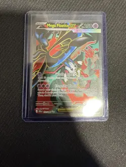 Mega Floette ex 101/086 Ultra Rare Holo Me04: Chaos Rising Pokemon TCG NM - Image 1