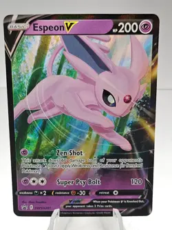 Espeon V SWSH201 Sword & Shield Black Star Promo Pokemon Card - #22 - Image 1