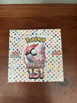 Pokemon SV2a 151 Booster Box Japanese New & Sealed Without Shrink - Image 1
