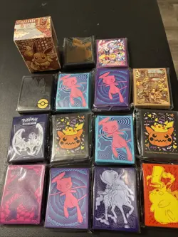 Pokemon TCG Card Sleeves Standard Size 64 - Japanese Pokemon Center & Others - Image 1