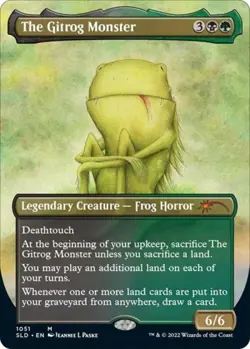 MTG English The Gitrog Monster (Borderless) NM Normal Secret Lair - Image 1