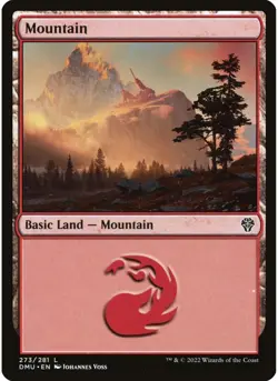 Mountain (273) (Foil) MTG NM - Dominaria United - Image 1