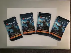 MTG - Ravnica Remastered Draft Booster Pack Lot (4 PACKS) - Image 1