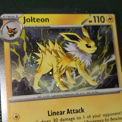 FART WHOLE SWIRL 🌀💫 Jolteon SVP 169 Prismatic Cosmos Holo Promo Pokemon Card - Image 2