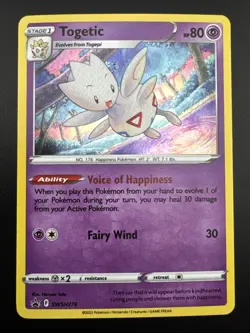 Togetic SWSH276 SWSH: Pokemon Sword & Shield Black Star Promo Holo Fart Swirl - Image 4
