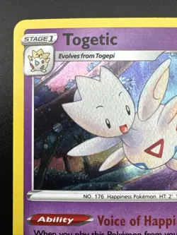 Togetic SWSH276 SWSH: Pokemon Sword & Shield Black Star Promo Holo Fart Swirl - Image 5