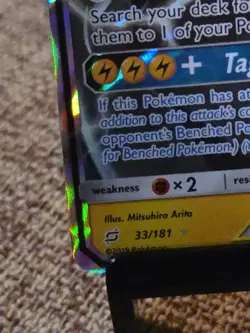 Pokemon Pikachu & Zekrom GX TCG Sun & Moon Holo Ultra Rare - Image 2