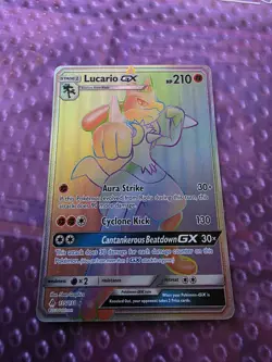 Lucario GX (Secret) 135/131 Sm-Forbidden Light Pokemon - Image 1