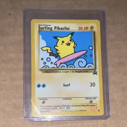 Nintendo Surfing Pikachu Promo #28 2001 English 50 HP Attack 30 - Image 1