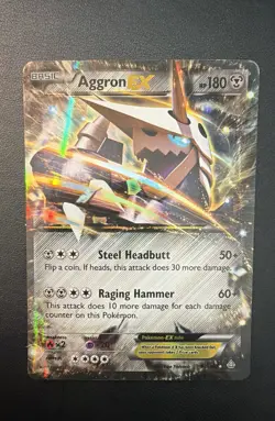 Aggron EX 93/160 XY PRC Ultra Rare - Primal Clash LP Pokemon - Image 1