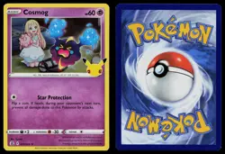 COSMOG 013/025 RARE CELEBRATIONS POKEMON HOLO NM - Image 3