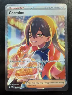 Pokemon Carmine Special Illustration Rare 217/167 Twilight Masquerade Holo (NM) - Image 1