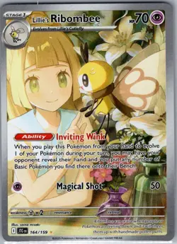 Lillie's Ribombee 164/159 SV09: Journey Together - Pokemon Card - NM - Image 1