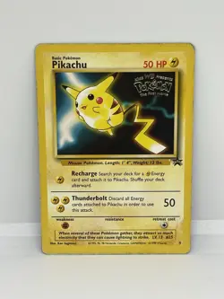 1999 POKEMON WB MOVIE PROMO #4 PIKACHU WOTC MP/LP - Image 1