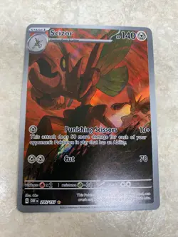 Scizor 205/197 Illustration Rare Pokemon TCG: Obsidian Flames - NM - Image 1