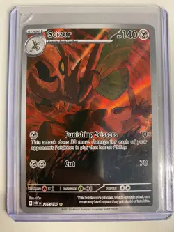 Scizor 205/197 Illustration Rare Pokemon TCG: Obsidian Flames - NM - Image 3
