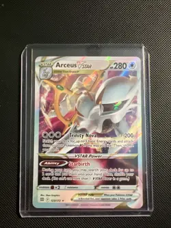 Arceus VSTAR 123/172 Brilliant Stars Full Art Ultra Rare Holo Pokemon TCG MINT - Image 1