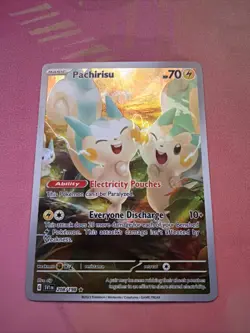 Pachirisu 208/198 Illustration Rare Pokemon TCG SV01: Scarlet & Violet Base Set - Image 1
